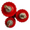Copper Pipe Cleaner,1/2" 3/4" Copper Pipe Cleaner Set, for Power Drill 1/4 Tube Cleaning Brush,Metal Copper Pipe Cleaner for Drill,Pipe Cleaning Brush Tube Cleaner for Drill Suitable for Plumbers view 1