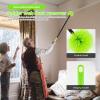 Cobweb Duster with Extension Pole Extendable Fan Cleaner Duster Multipurpose Spider Web Brush Cleaning Kit Long Handle Spider Web Brush for Ceiling Furniture Indoor Outdoor Use. view 4