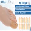 10PCS Silicone Toe Protectors Caps Cover Sleeves with Holes Big Toe Cap Support Breathable Gel Toes Pads Cushions Hammer Toes Splint for Corns Rubbing Ingrown Toenails Daily Comfort Walking Running view 4