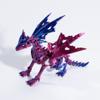 3D Printed Pterodactyl, Detachable Dragon, Movable Pterodactyl Toys,, Adults Fidget Toys for Autism ADHD (Blue Purple) view 1