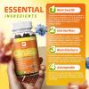 (2 Pack) Black Seed Oil Sea Moss Gummies with Ashwagandha, Burdock Root, Linden Honey, Elderberry, Turmeric, Vitamin C, D3 & Zinc - Supports Immunity, Joints, Digestion, Hair & Skin, Vegan Gummies 120 view 3