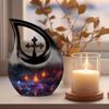 Candle Urn - Unique Urns for Human Ashes - Urn for Ashes for Women - Urn Keepsakes for Ashes - Adult Funeral Urn - Burial urns for cremated Remains (Combo - 10" & 4", 2 Pcs) view 3