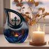 Candle Urn - Urn for Human Ashes Adult - Cremation Urns for Adult Ashes Women & Men - Little Urns for Human Ashes - Human Remains Urns - urns for Human Ashes Adult (Combo - 10" & 4", 3 Pcs) view 3