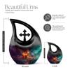 Candle Urn - Urns for Ashes for Adults - Urns for Ashes Adult Female & Male - Urn Memorials for Ashes - Ashes Urns Human Remains - ash urns for Humans (Size - 10inch) view 2