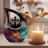 Candle Urn - Urns for Ashes for Adults - Urns for Ashes Adult Female & Male - Urn Memorials for Ashes - Ashes Urns Human Remains - ash urns for Humans (Size - 10inch) view 3