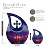 Candle Urn - Adult Urns for Human Ashes - Large Urns for Human Ashes Adult Male & Female - Human Urns for Ashes - Urns Human Ashes - urn Memorial Human Ashes (Size - 10inch) view 2