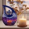 Candle Urn - Adult Urns for Human Ashes - Large Urns for Human Ashes Adult Male & Female - Human Urns for Ashes - Urns Human Ashes - urn Memorial Human Ashes (Size - 10inch) view 3