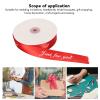 2.5cm Wide Satin Ribbon Roll, Red Wide Satin Ribbon Satin Ribbon Roll Red Ribbon Ribbon for Flower Bouquet for Wedding, Party Decoration view 2
