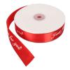 2.5cm Wide Satin Ribbon Roll, Red Wide Satin Ribbon Satin Ribbon Roll Red Ribbon Ribbon for Flower Bouquet for Wedding, Party Decoration view 4