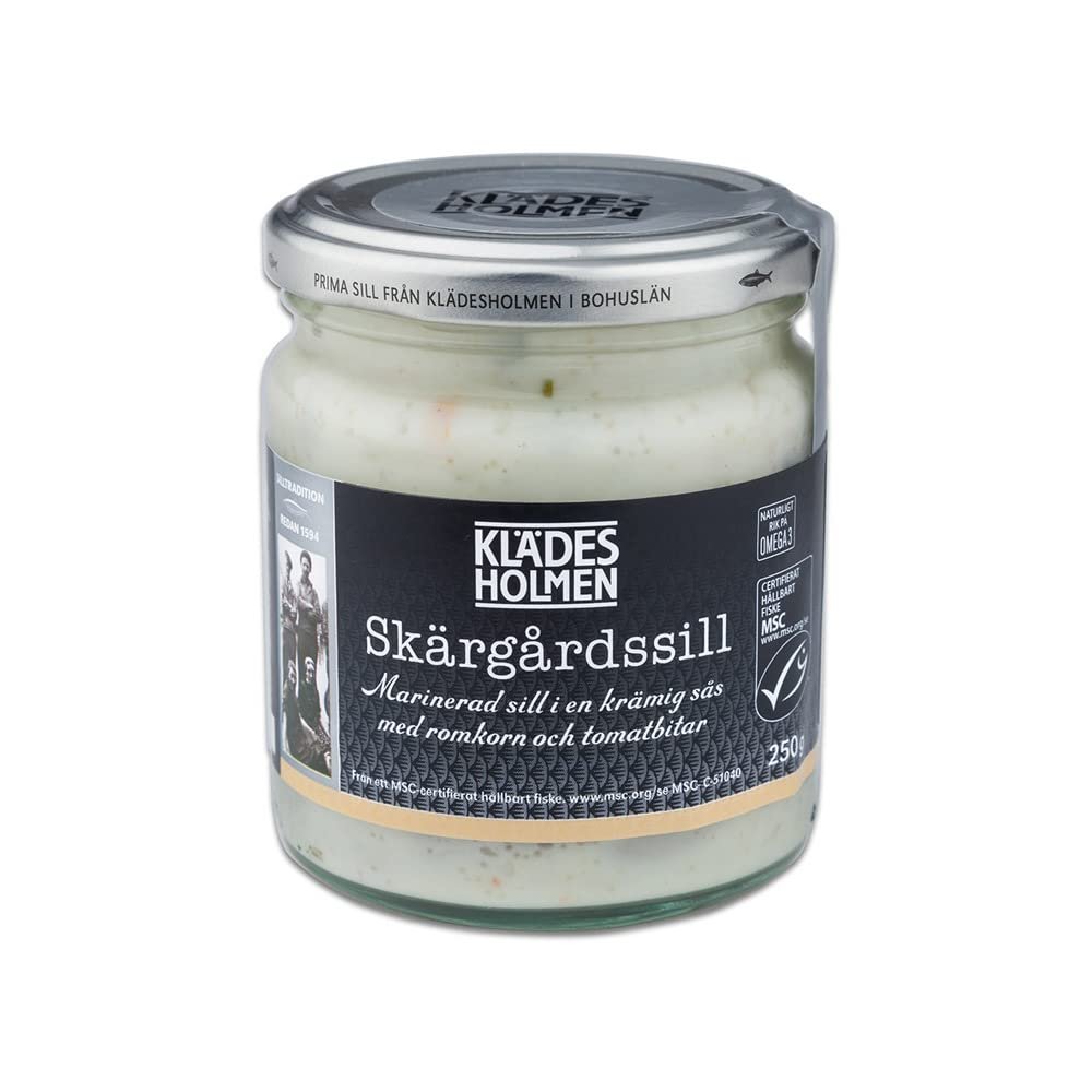 Kladesholmen Herring Tidbits in Skargardssill, 8.8oz (Pack of 3)