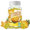 Creatine Monohydrate Gummies Complex for Men & Women -Advanced Formula W/L-Taurine + Vitamin B12, Sugar Free Chewable Supplement,90 Pineapple Gummies view 1