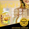 Creatine Monohydrate Gummies Complex for Men & Women -Advanced Formula W/L-Taurine + Vitamin B12, Sugar Free Chewable Supplement,90 Pineapple Gummies view 3