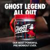 GHOST Legend All Out Pre-Workout Powder, Cherry Limeade - 20 Servings - Pre-Workout Supplement for Men & Women - Energy & Pumps - Caffeine, Citrulline, Beta Alanine, Betaine, NO3-T- Sugar Free view 2