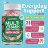 YUM-V'S Kids Multivitamin with Iron - Kids Chewable Multivitamin - Vitamins + Iron Supplement - Toddler Vitamins for 2 Year Old+, Kosher, Halal, Gluten Free 120 (Pack of 2 view 2