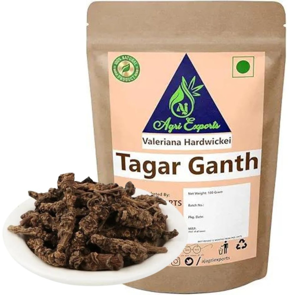 3.52oz / 100g Tagarganth - Tagar Ganth - Mushkbala - Sugandhabala - Valerian Root - Valeriana Wallichi - Tagar - Bala - Valeriana Wallichii- Indian Valerian