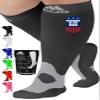 Compression Socks for Women and Men 20-30mmHg Plus Size - Extra Wide Calf Opaque Compression Stockings for Nursing, Lymphedema, Varicose Veins Circulation - Grey, 7X-Large - A601 view 1