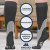 Compression Socks for Women and Men 20-30mmHg Plus Size - Extra Wide Calf Opaque Compression Stockings for Nursing, Lymphedema, Varicose Veins Circulation - Grey, 7X-Large - A601 view 3