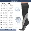 Compression Socks for Women and Men 20-30mmHg Plus Size - Extra Wide Calf Opaque Compression Stockings for Nursing, Lymphedema, Varicose Veins Circulation - Grey, 7X-Large - A601 view 4