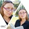 OWL 5 Pack Reading Glasses Womens Stylish Colorful Assorted Readers 1.50 view 3