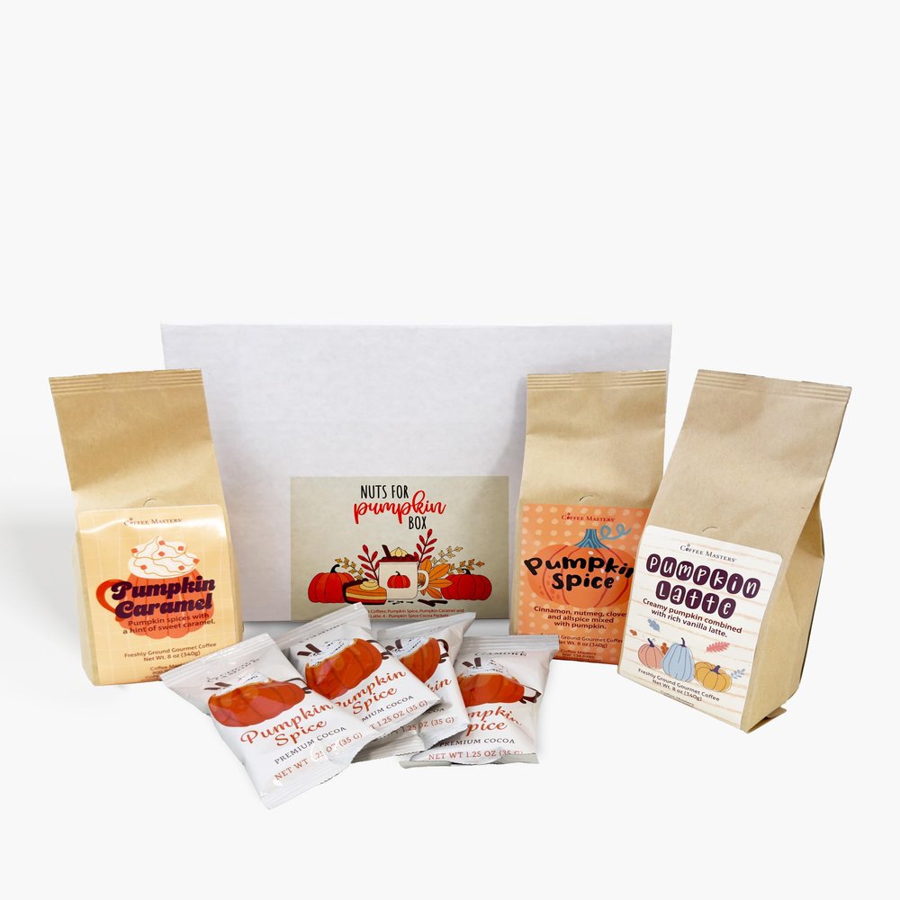 Coffee Masters Nuts For Pumpkins Collection Box - Coffee and Cocoa Assortment