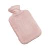 212 Main 800 ml Pure Color Classic Hot Water Bottle with Plush Cover for Heat & Cold Therapy Pink view 1