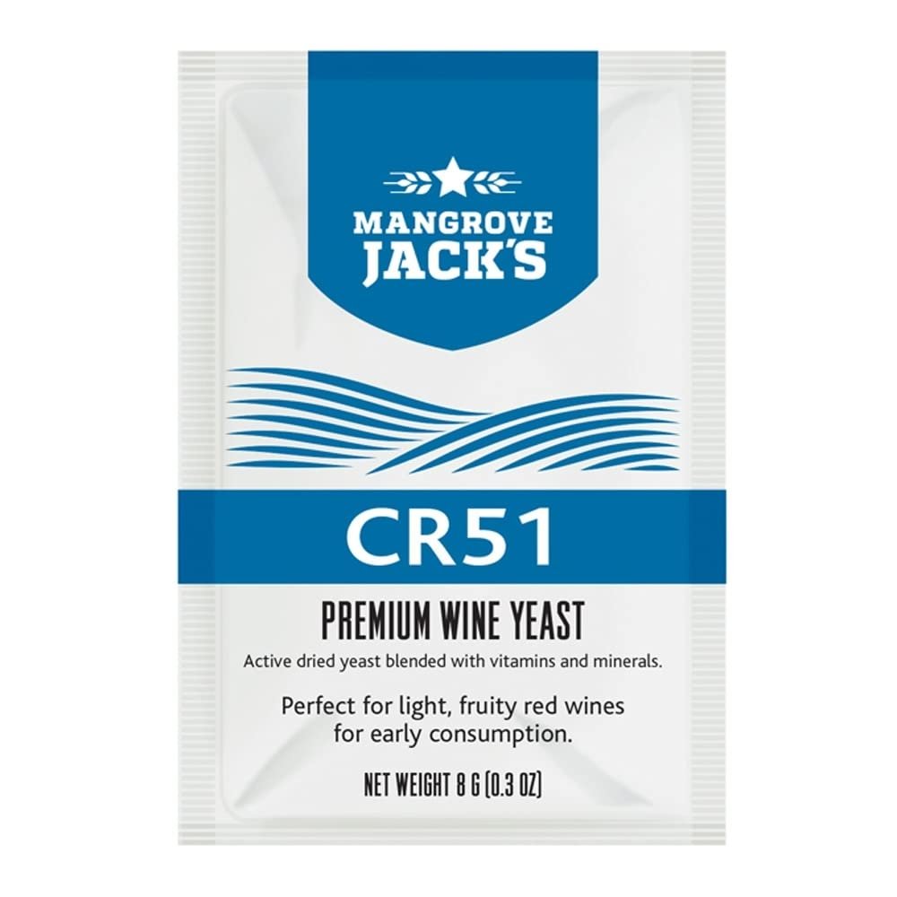 3x Mangrove Jack's Wine Yeast - CR51 8g