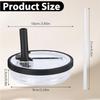 2-Pack Replacement Lids for Stanley Quencher 40oz Tumblers  Splash Resistant & Leak Proof Flip Straw Lids Compatible with 40 oz Cups (Black) view 4