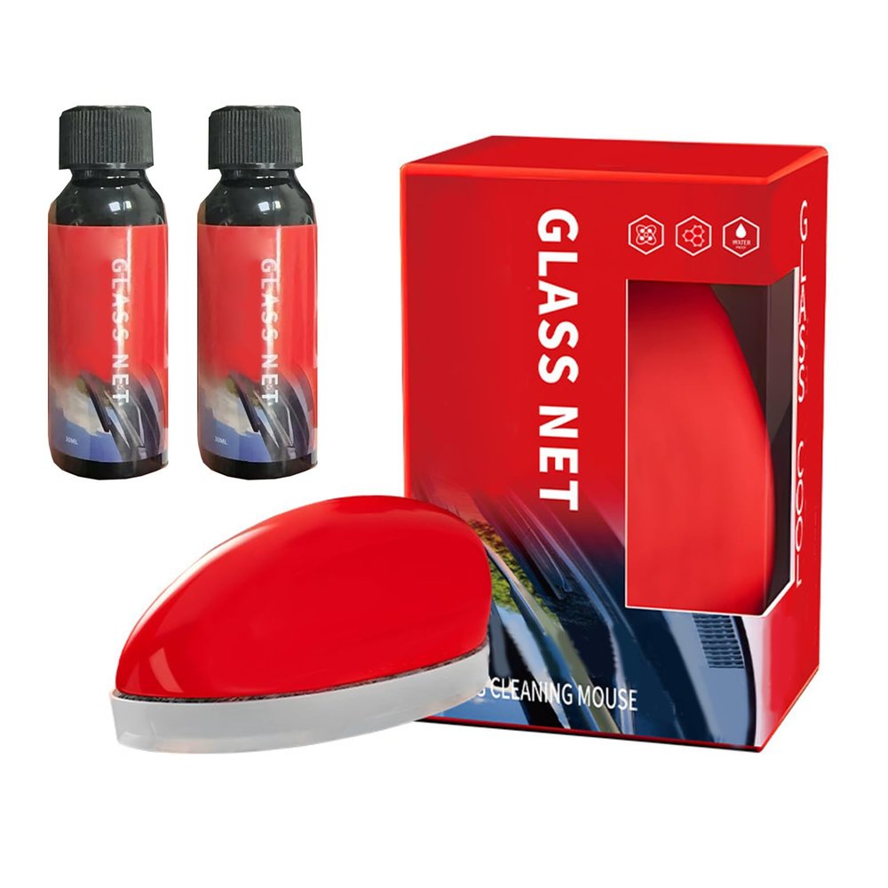 Ubxvamm Rain and Fog Glass Cleaner Car Window Cleans Solution Suitable for Improve Visibility Residues Left Behind Home Use