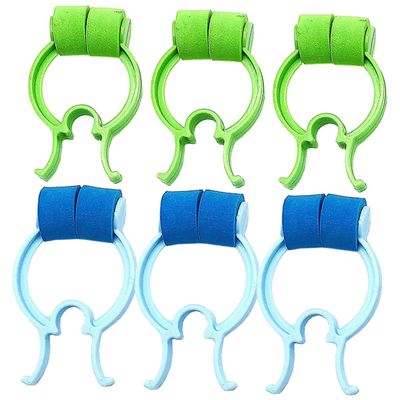 Baluue 6pcs Portable Nose Clips for Nosebleeds Nasal Stoppers Ergonomic Design for Epistaxis Control Comfortable Odorless for Family Use