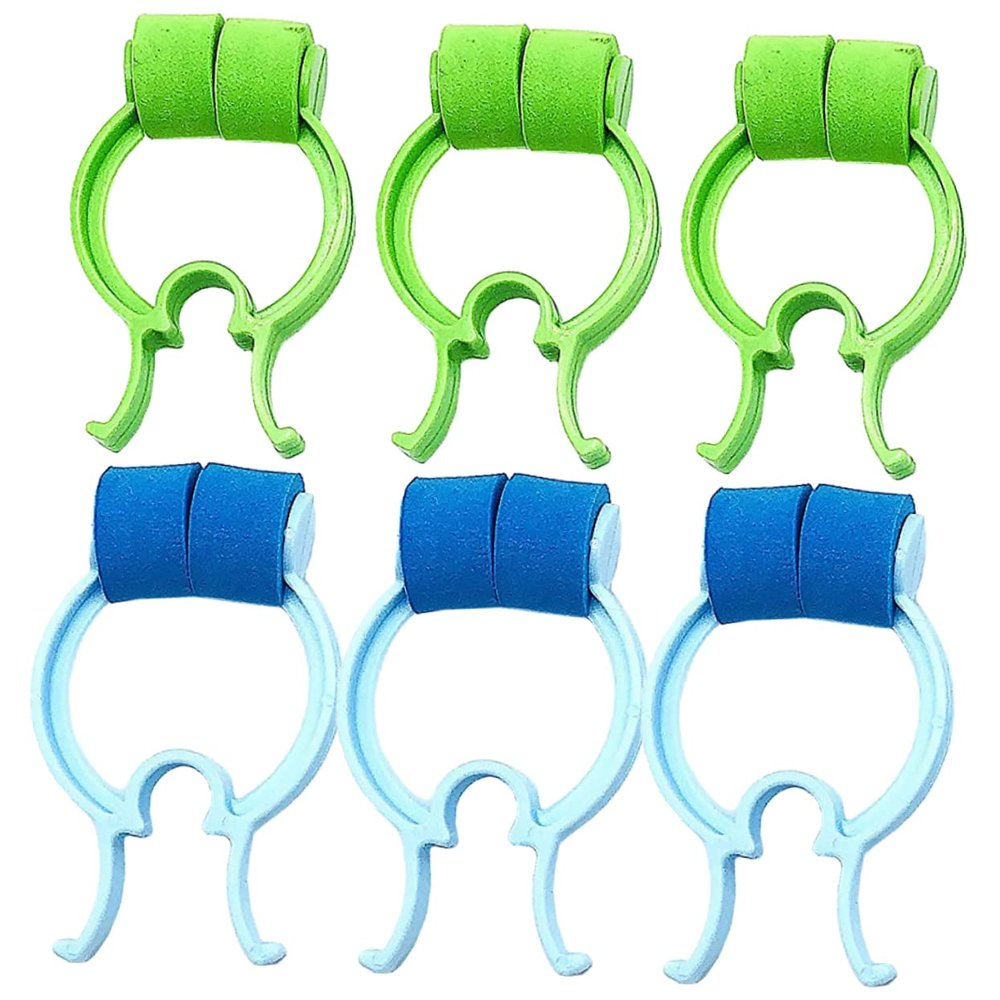 Baluue 6pcs Portable Nose Clips for Nosebleeds Nasal Stoppers Ergonomic Design for Epistaxis Control Comfortable Odorless for Family Use