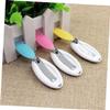 CIMAXIC Cartoon Egg Shape Baby Nail Clippers 5pcs Set Pp Protective Sleeve Safe Comfortable Nail Trimming for Toddlers Infants Children Random Color view 2