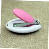 CIMAXIC Cartoon Egg Shape Baby Nail Clippers 5pcs Set Pp Protective Sleeve Safe Comfortable Nail Trimming for Toddlers Infants Children Random Color view 3