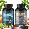 Quit mood Sea Moss + Shilajit Supplement - 8-in-1 Ultra Strength Herbal Formula with Ashwagandha, Rhodiola, Ginseng & Black Seed Oil - Immune Support, Energy & Vitality - 120 Capsules view 1