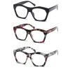Viseng 3 Pack Oversized Frame Design Women's Reading Glasses, Blue Light Blocking Computer Reader +2.25 view 2