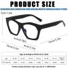Viseng 3 Pack Oversized Frame Design Women's Reading Glasses, Blue Light Blocking Computer Reader +2.25 view 3