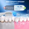 Ultrasonic Retainer Cleaner, 45kHz Retainer Cleaner Machine with 4 Modes Digital Timer, 200ML Denture Cleaner with Mouth Guards, Braces, Toothbrush Heads, Jewelry (Black) view 2
