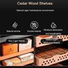 Electric Cigar Cabinet- Cigar Humidors 50L with Humidity Adjustment Function Constant Temperature Cigar Cabinet Dual-core Refrigeration can Hold up to 300 Cigars view 4