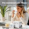 Lulumonster Lens Cleaning Wipes - Pre-Moistened Eyeglass Cleaner for Glasses, Sunglasses & Camera Lenses - Streak-Free, Scratch-Free & Ammonia-Free Formula - Individually Wrapped (150 Count) view 2