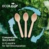 ECOLipak 300 Count Wooden Disposable Spoons, Compostable Wooden Spoons for Party, Camping, Traveling, Family Dinners view 3