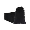 Ulifestar Small Velvet Gift Bags with Drawstring, Soft Velvet Gift Bags,Velvet Double Drawstring Cloth Bags for Jewelry Bracelet,Headphone,Bead,Gift,Candy,Gadgets (Black, 5 * 7cm/1.97 * 2.76") view 1
