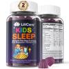 LILICARE Kids Sleep Gummies - Magnesium Glycinate Gummies, Melatonin Free Sleep Aid | Magnesium, Calcium, D3, B6, L Theanine | Kid Melatonin Alternative for Restful Sleep (Pack of 2) view 1