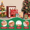qonimi 24 Christmas Gift Paper Bags Bulk with handles Wrapping, Xmas Holiday Presents Christmas Gift Bags Party Favors(6 Jumbo,6 Large,6 Medium,6 Small) view 4