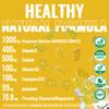 Magnesium Glycinate Gummies 2500mg - Sugar Free Magnesium Potassium Supplement with Vitamin D, B6, CoQ10 for Calm Mood & Sleep Support - 90 Pineapple Gummies view 2