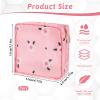 2 Pcs Sanitary Napkin Storage Bag, Portable Reusable Period Pouch for Women, Tampon and Menstrual Pad Holder With Zipper, Nursing Pad Kit for Teen Girls Feminine Care view 2
