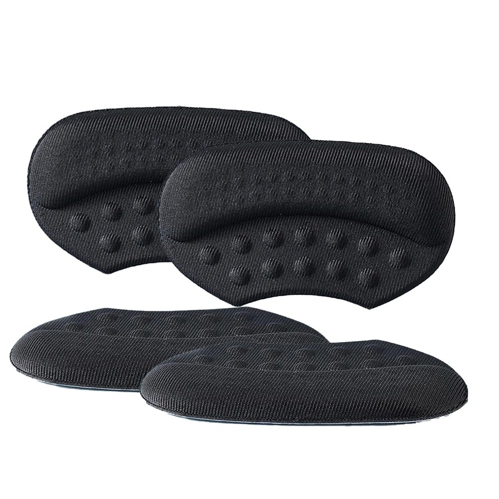 EMCXXCJQ Shoe Heel Pads for Shoes Heel Pads for Shoes That are Too Big Relief Heel Pain Prevent for Heel Slip High Heel Sneakers Running Shoes  (Black,0.23" Thickness)