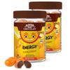 Good Day Chocolate Energy Supplements for Adults [2 Pack] Fair Trade Caffeine Chocolate with B-Vitamins, Green Tea Extracts and 20 mg Caffeine Per Piece - Energy Booster for Women and Men view 1