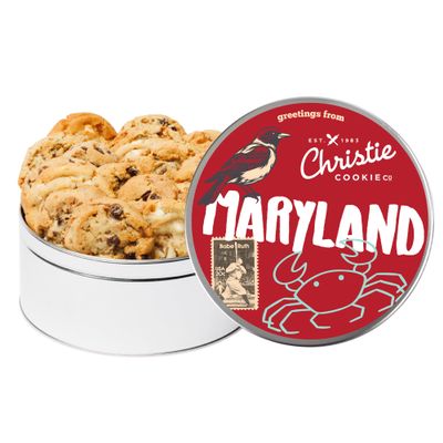 Christie Cookies, U.S. States Gourmet Cookie Tin, 18 Classic Assorted Cookies (Maryland)