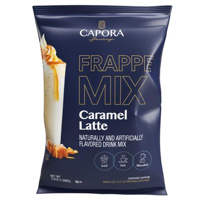 Capora 3.5 lb. Caramel Latte Frappe Mix