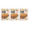 Snak Club Peanut Butter Chocolate Trail Mix with Peanuts, Peanut Butter M&MS, Toffee Peanuts, and Pretzels, 11 oz Resealable Bags, 3 Pack view 1