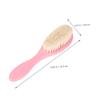 WOONEKY Newborn Hair Brush Bath Brush for Baby Portable Bathing Scrubber for Baby Gentle view 3